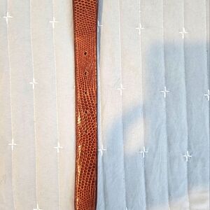 Handmade Chacon Lizard belt sz S/M